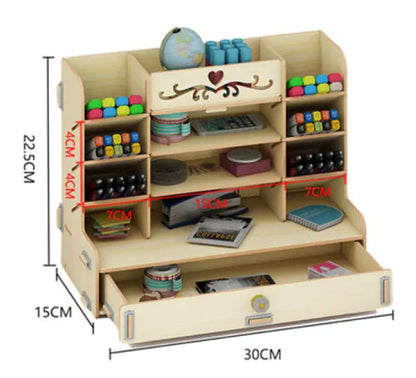 Wooden Desk Organizer