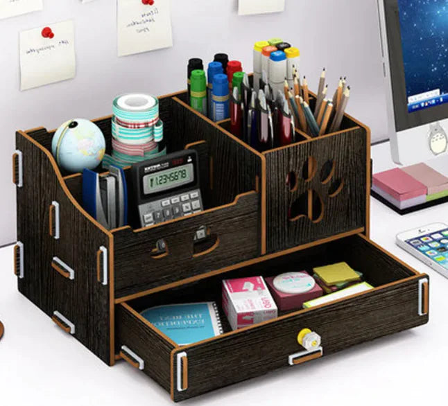 Wooden Desk Organizer